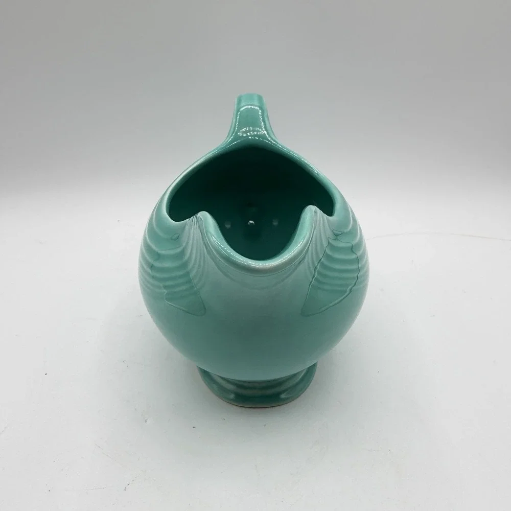 Vintage Fiesta Ware HLC Homer Laughlin Sauce Gravy‎ Boat Turquoise Blue Aqua USA